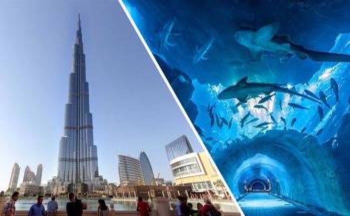 Burj Khalifa with Dubai Aquarium (124th-125th Floor Non-Prime Hours) Ticket